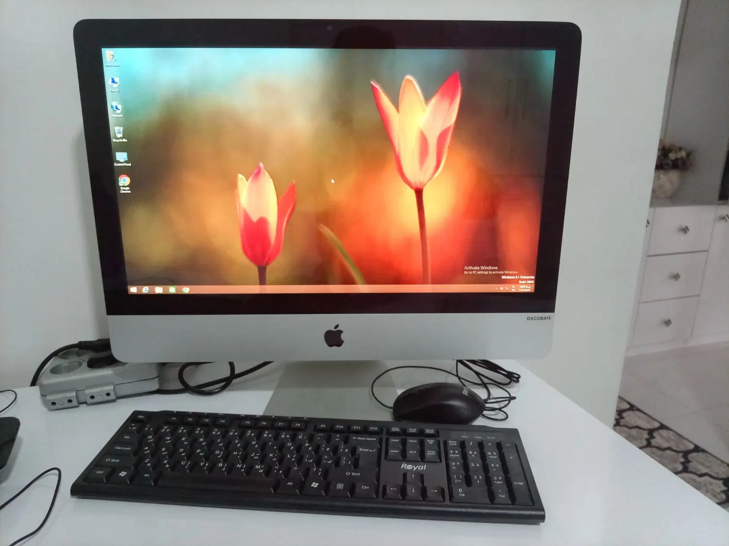 imac 2013 corei3|رایانه رومیزی|مبارکه, |دیوار