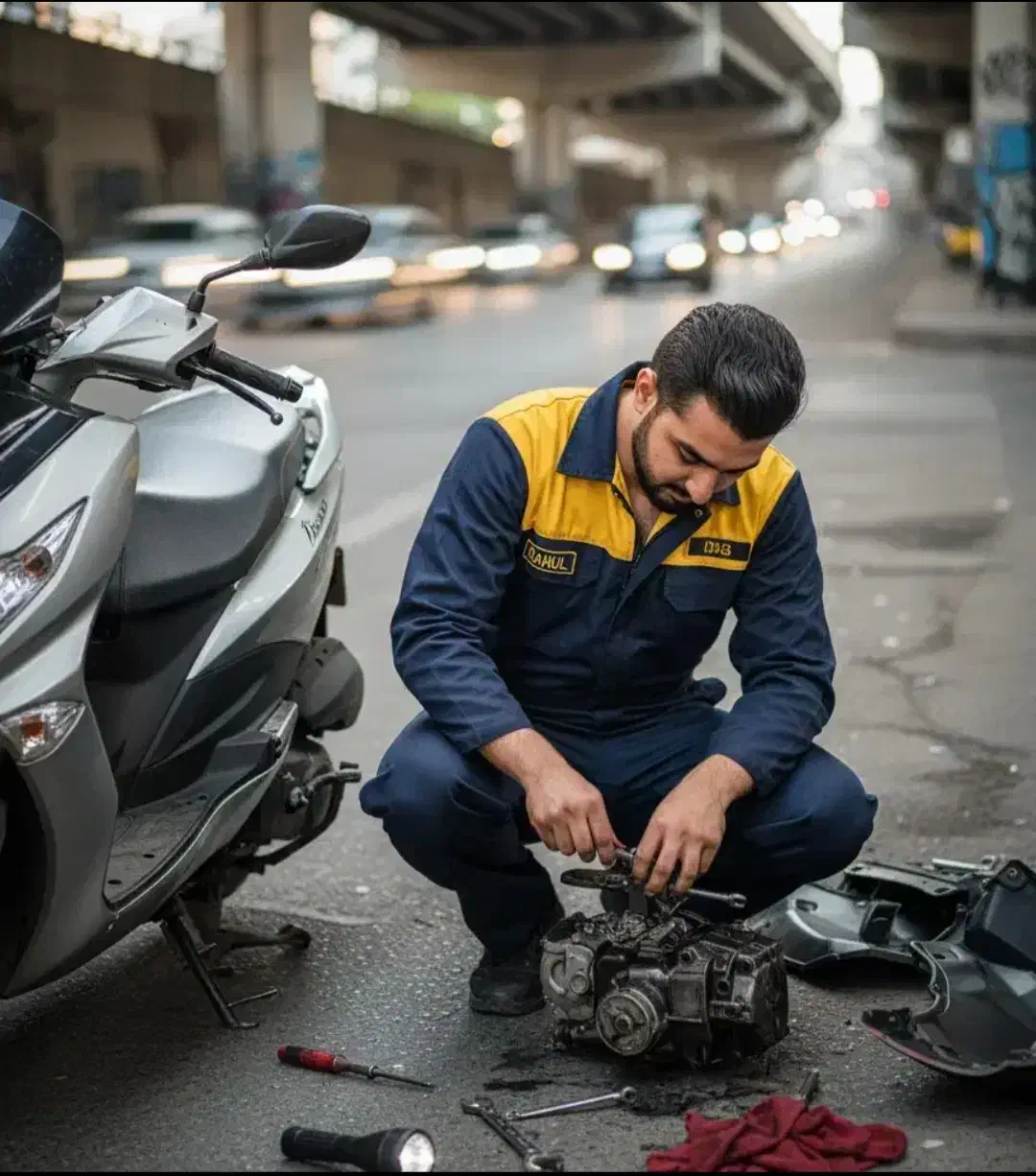 موتور سازی سیار،امداد موتوردرمحل ۲۴ ساعت در تهران|خدمات موتور و ماشین|تهران, شهرک غرب|دیوار