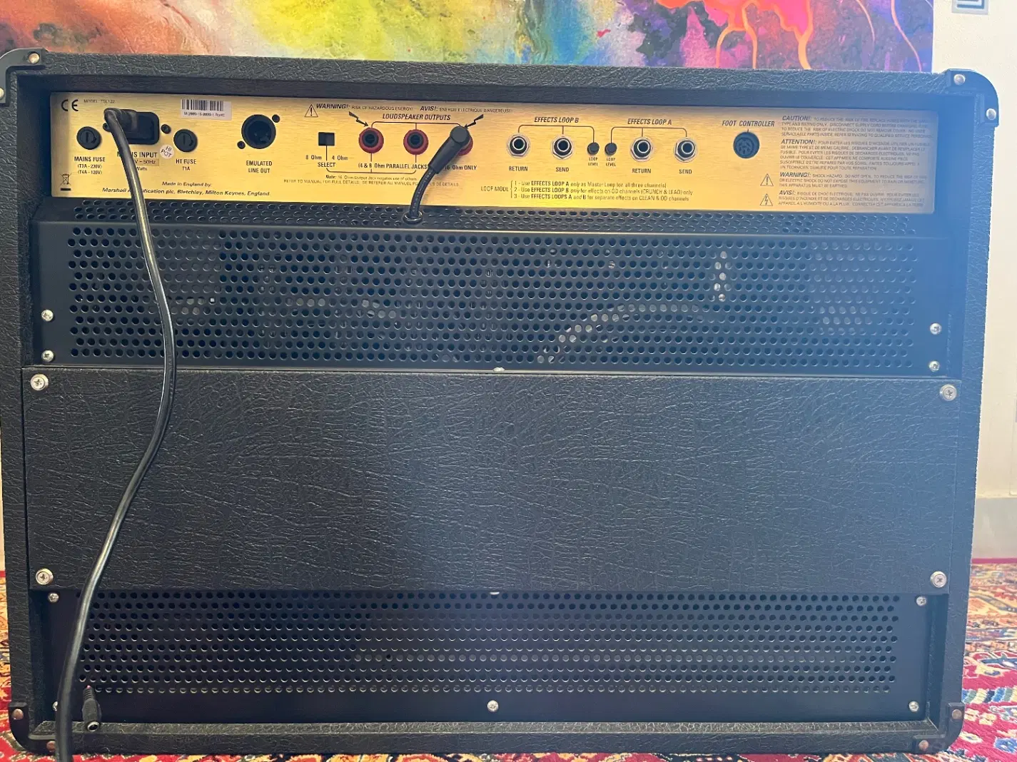 Marshall JCM 2000 TSL 122|گیتار، بیس، امپلیفایر|صحنه, |دیوار