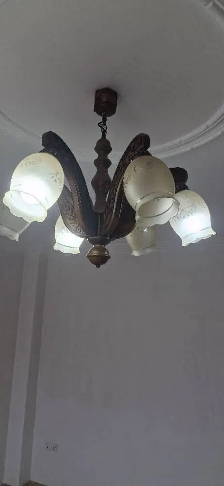لوستر|لوستر و چراغ آویز|رشت, ترمینال|دیوار