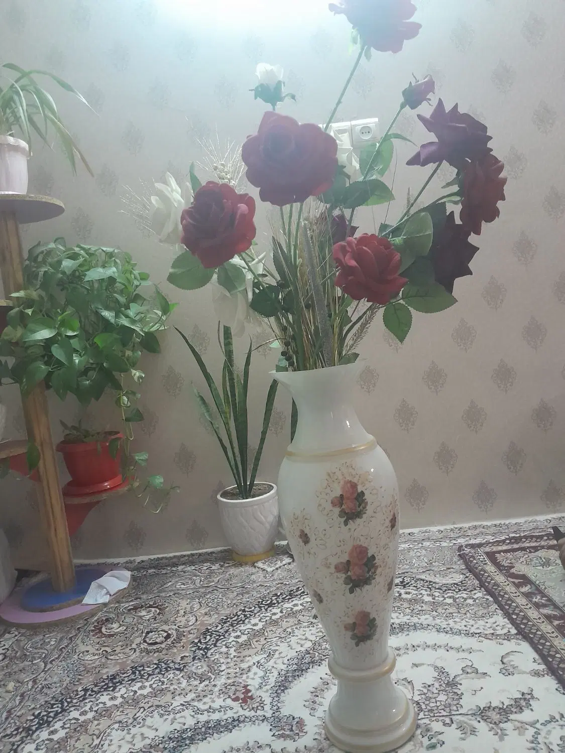 گلدان|گل و گیاه طبیعی|مشهد, سرافرازان|دیوار