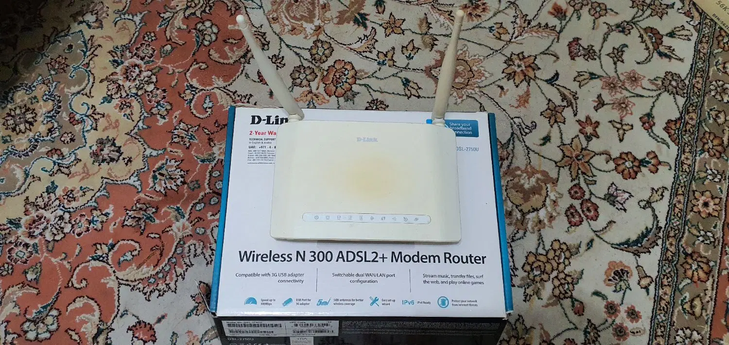 مودم Dlink 2750U|مودم و تجهیزات شبکه|تهران, هوانیروز|دیوار