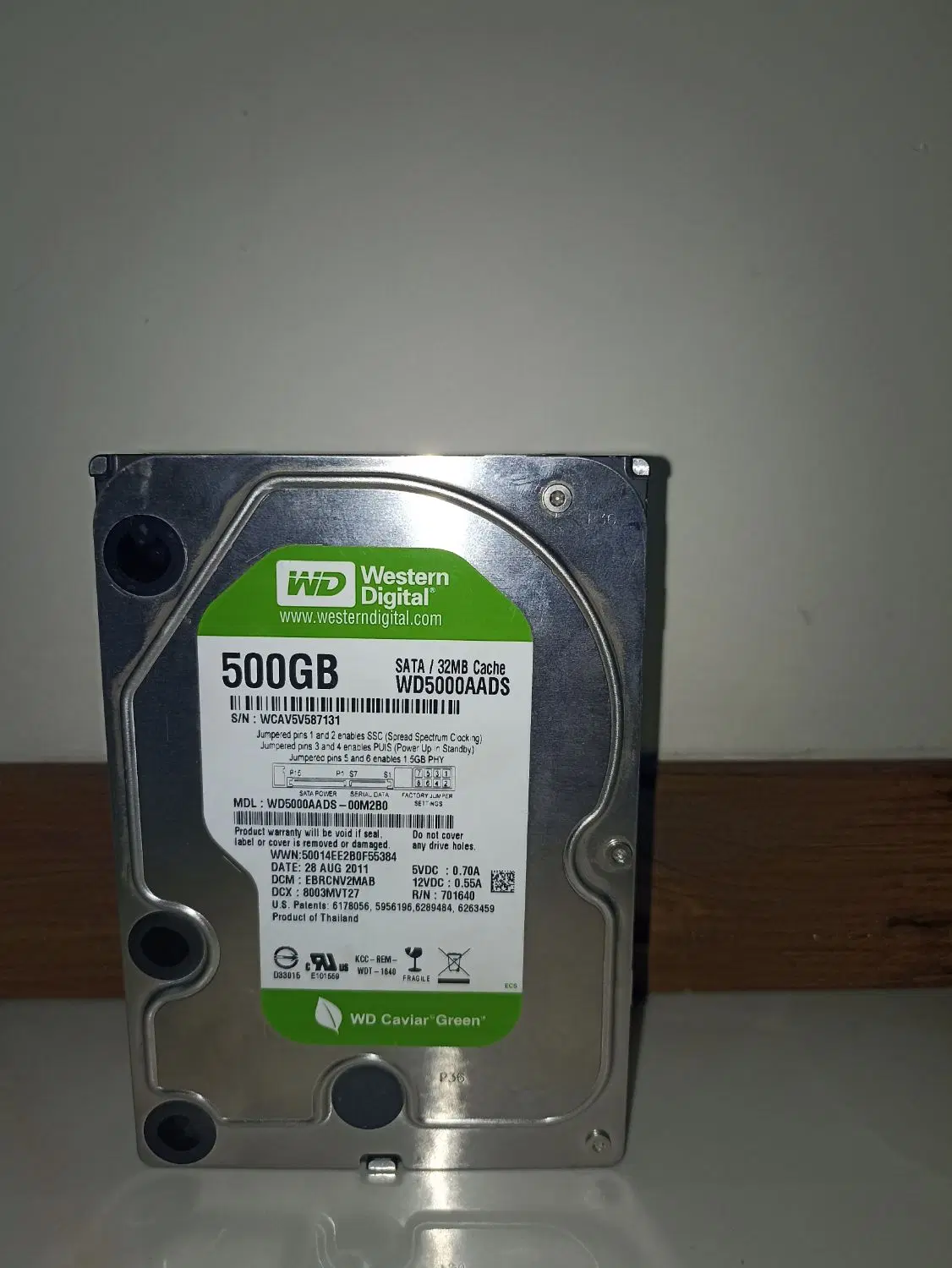 هارد western 500GB|قطعات و لوازم جانبی رایانه|فردیس, منظریه|دیوار