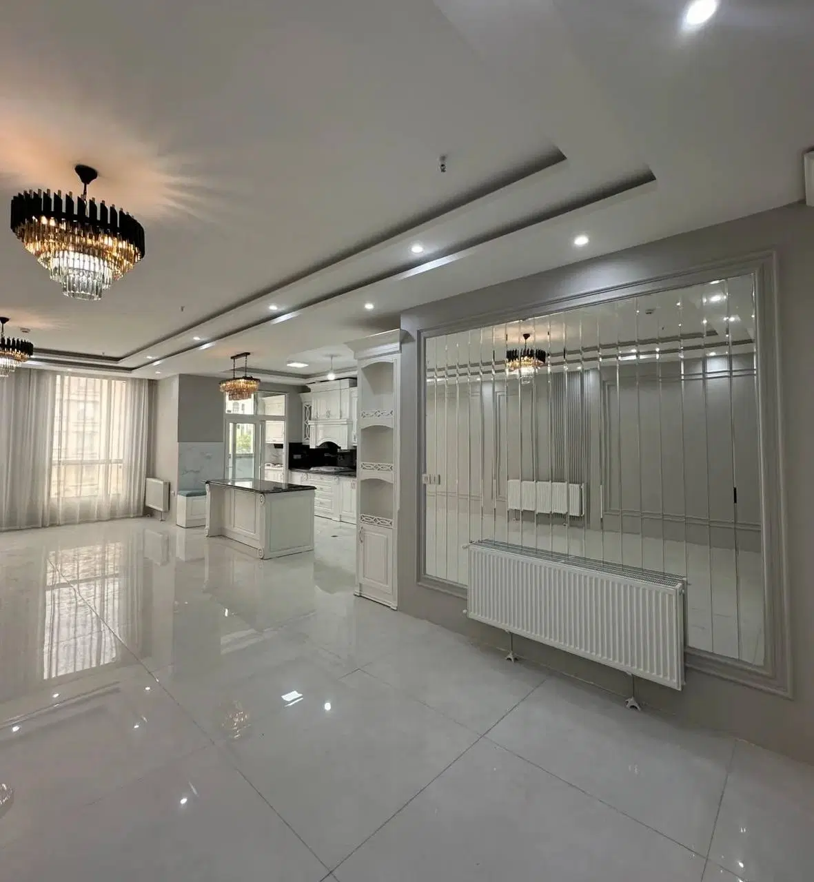 ۹۰متر دو خواب سالن پرده خور تاپ لوکیشن (چهارباغ)|فروش آپارتمان|تهران, جنت‌آباد جنوبی|دیوار