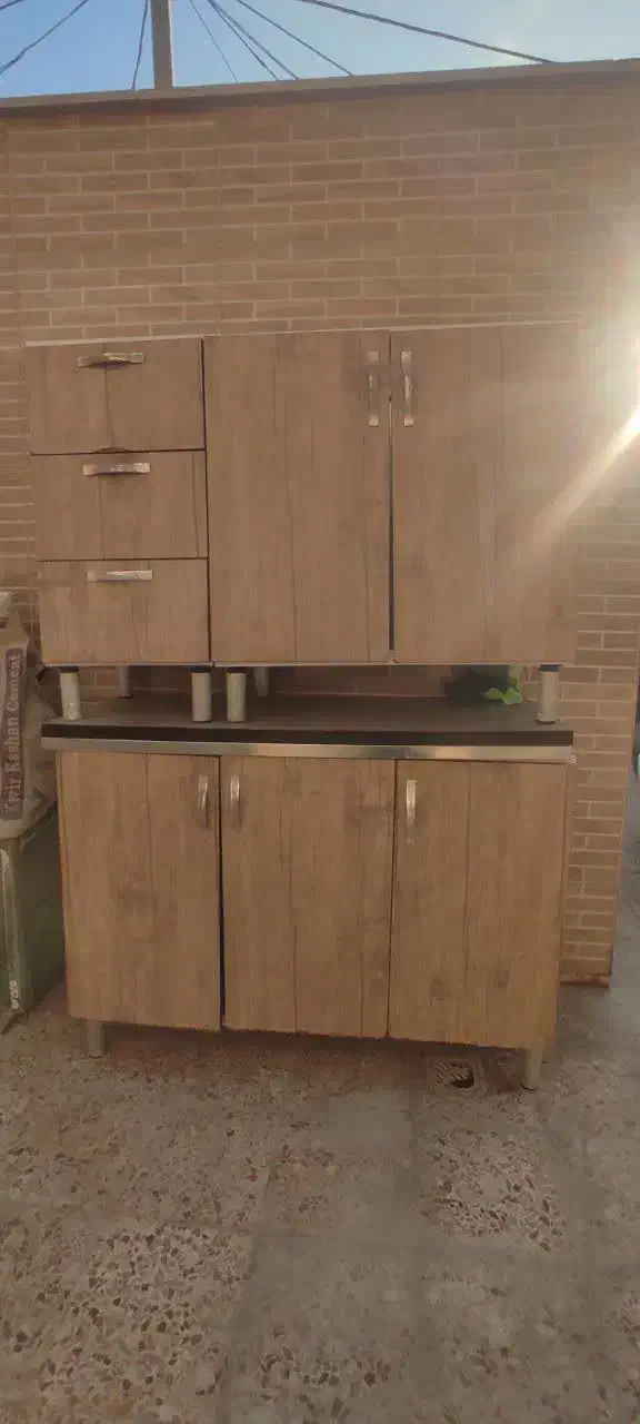 کابینت|آب‌چکان و نظم‌دهنده ظروف|کاشان, باغ ماجد|دیوار