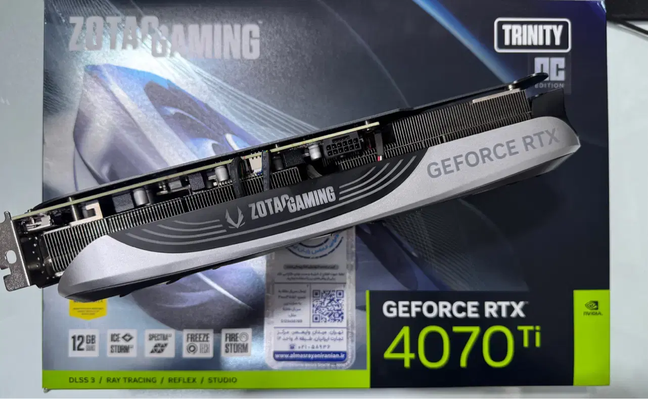 Zotac Trinity OC RTX 4070 Ti 12GB|قطعات و لوازم جانبی رایانه|مشهد, ارشاد|دیوار