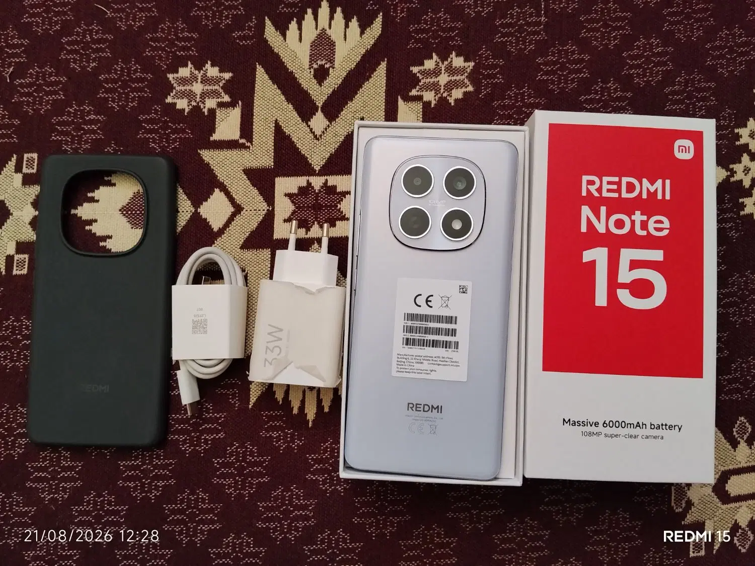 Redmi not 15|موبایل|اراک, |دیوار