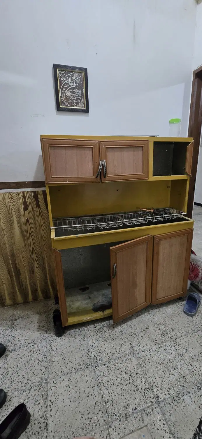 کابینت|آب‌چکان و نظم‌دهنده ظروف|نورآباد, |دیوار