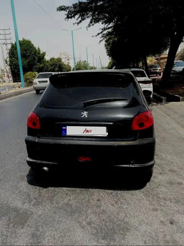 206مشکی|خودرو سواری و وانت|بندرعباس, |دیوار