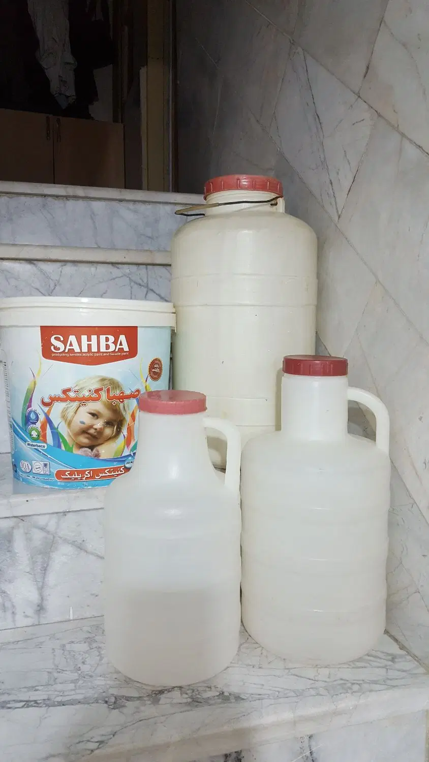 دبه|ظروف نگهدارنده، پلاستیکی، یک‌بارمصرف|کرمانشاه, |دیوار