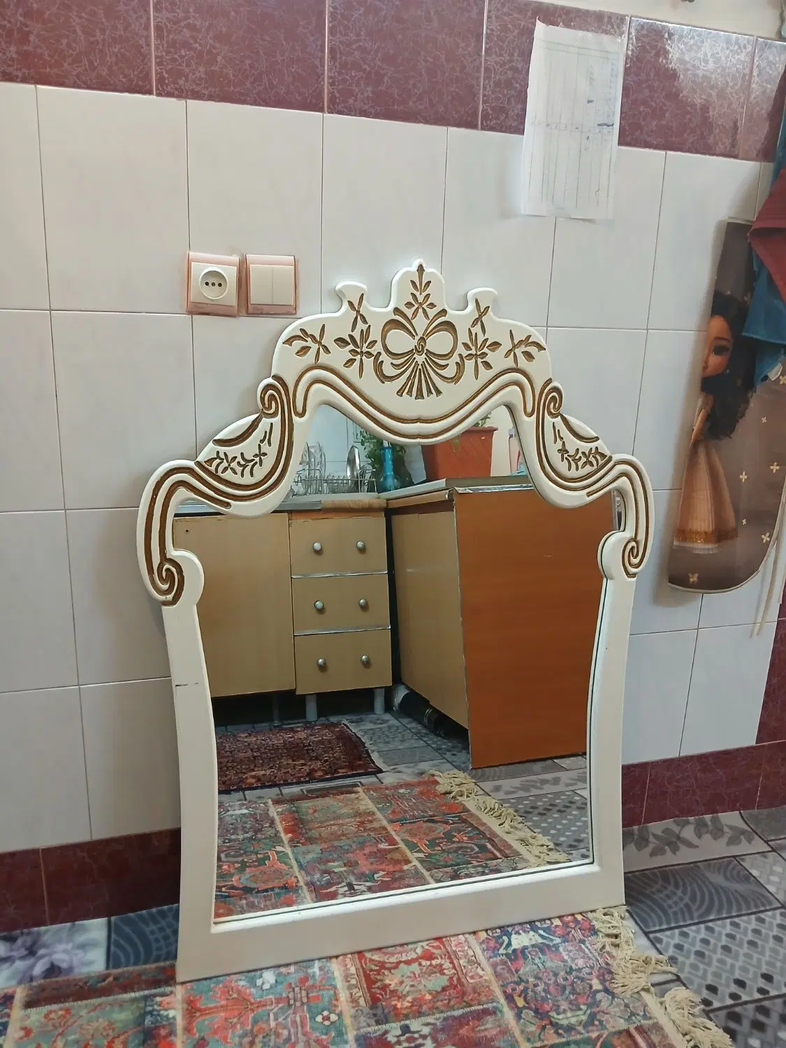 اینه چوبی|آینه|شاهدشهر, |دیوار