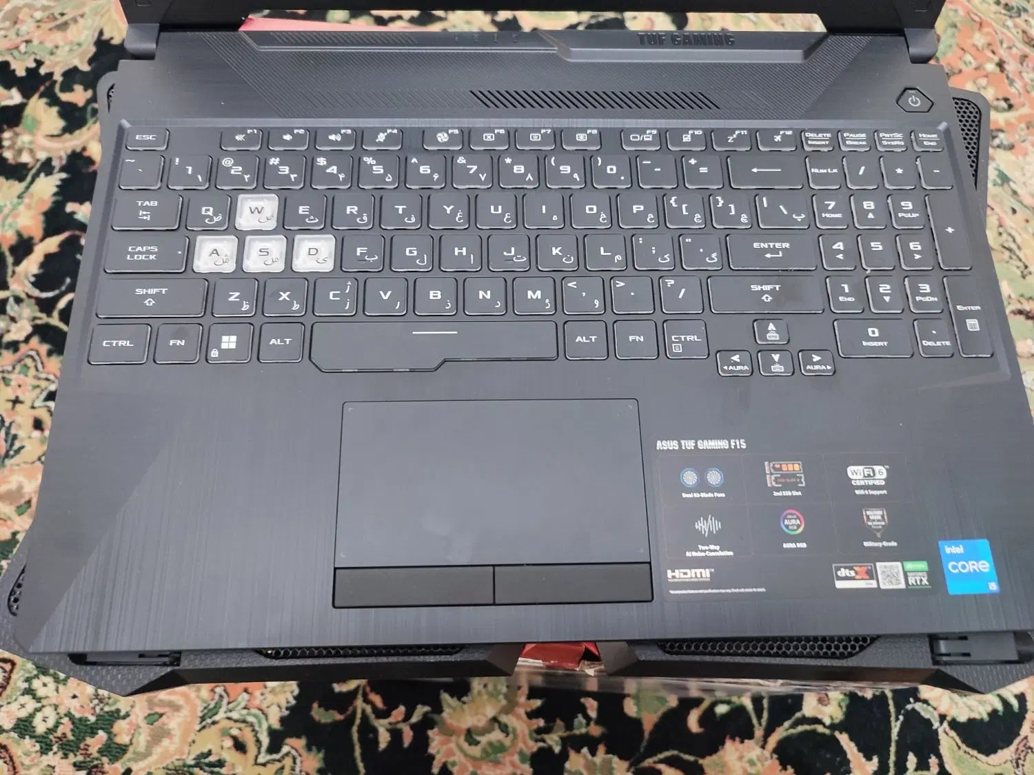 Asus tuf gaming f15|رایانه همراه|میانه, |دیوار
