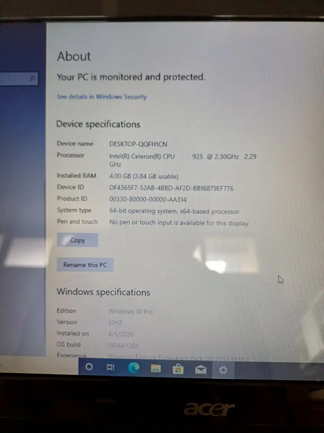 لپ تاپ acer|رایانه همراه|مشهد, شهرک رازی (شهرک غرب)|دیوار