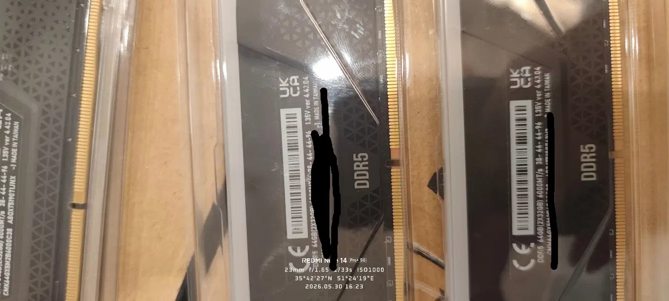 رم ۶۴ گیگ ddr5 Corsair|قطعات و لوازم جانبی رایانه|اسلام‌شهر, زرافشان|دیوار