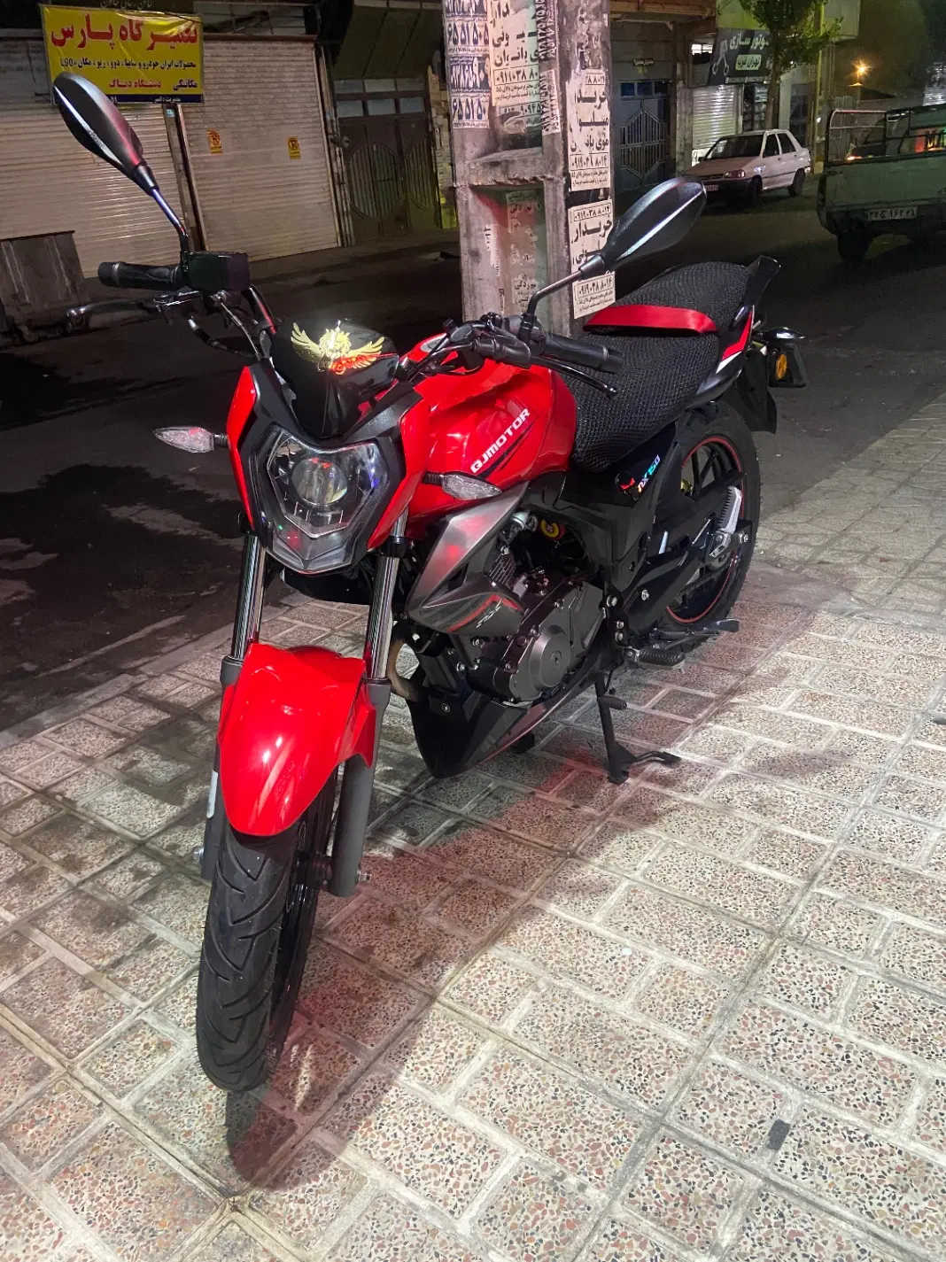 NX150|موتورسیکلت|اندیشه, اندیشه فاز ۱|دیوار