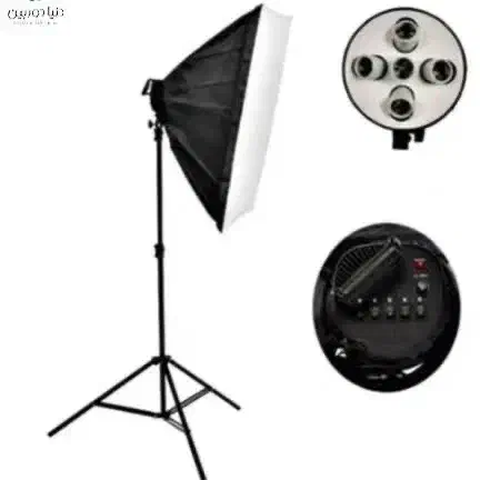 پروژ کتور ۵ لامپ با سافت باکس|دوربین عکاسی و فیلم‌برداری|تهران, پامنار|دیوار