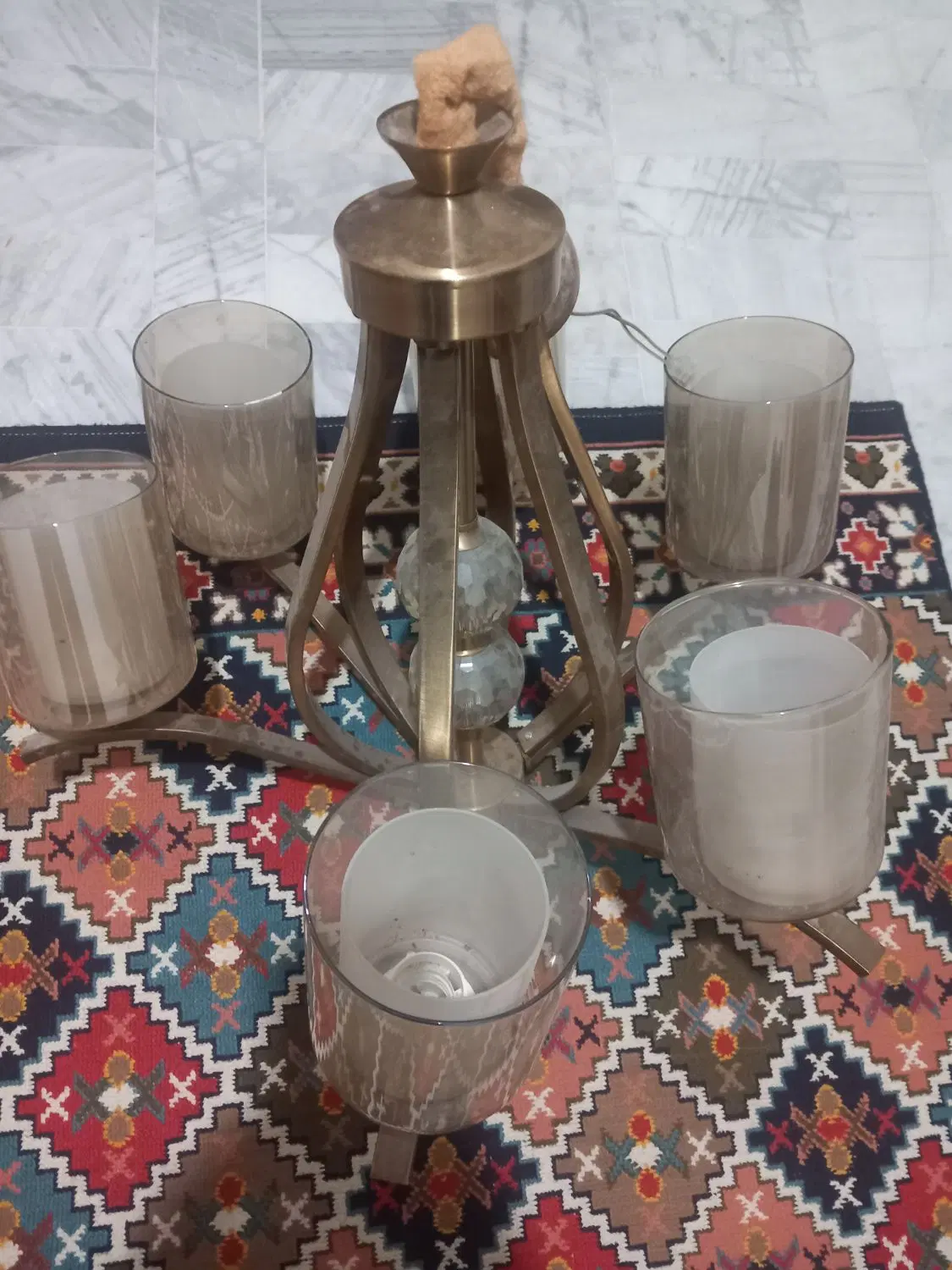 لوستر|لوستر و چراغ آویز|اراک, |دیوار