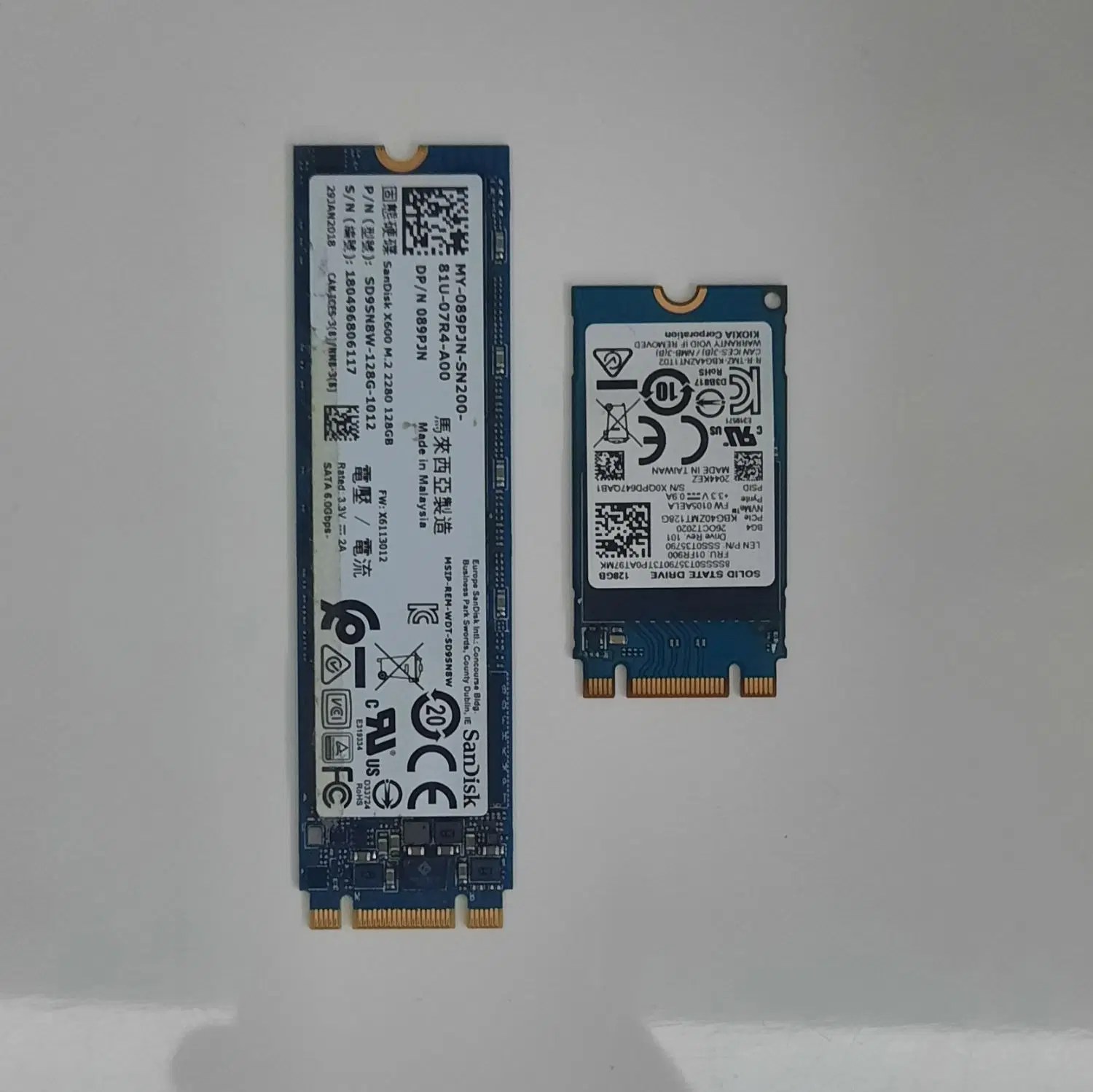 دو عدد m2 128gb|قطعات و لوازم جانبی رایانه|چهاردانگه (تهران), |دیوار