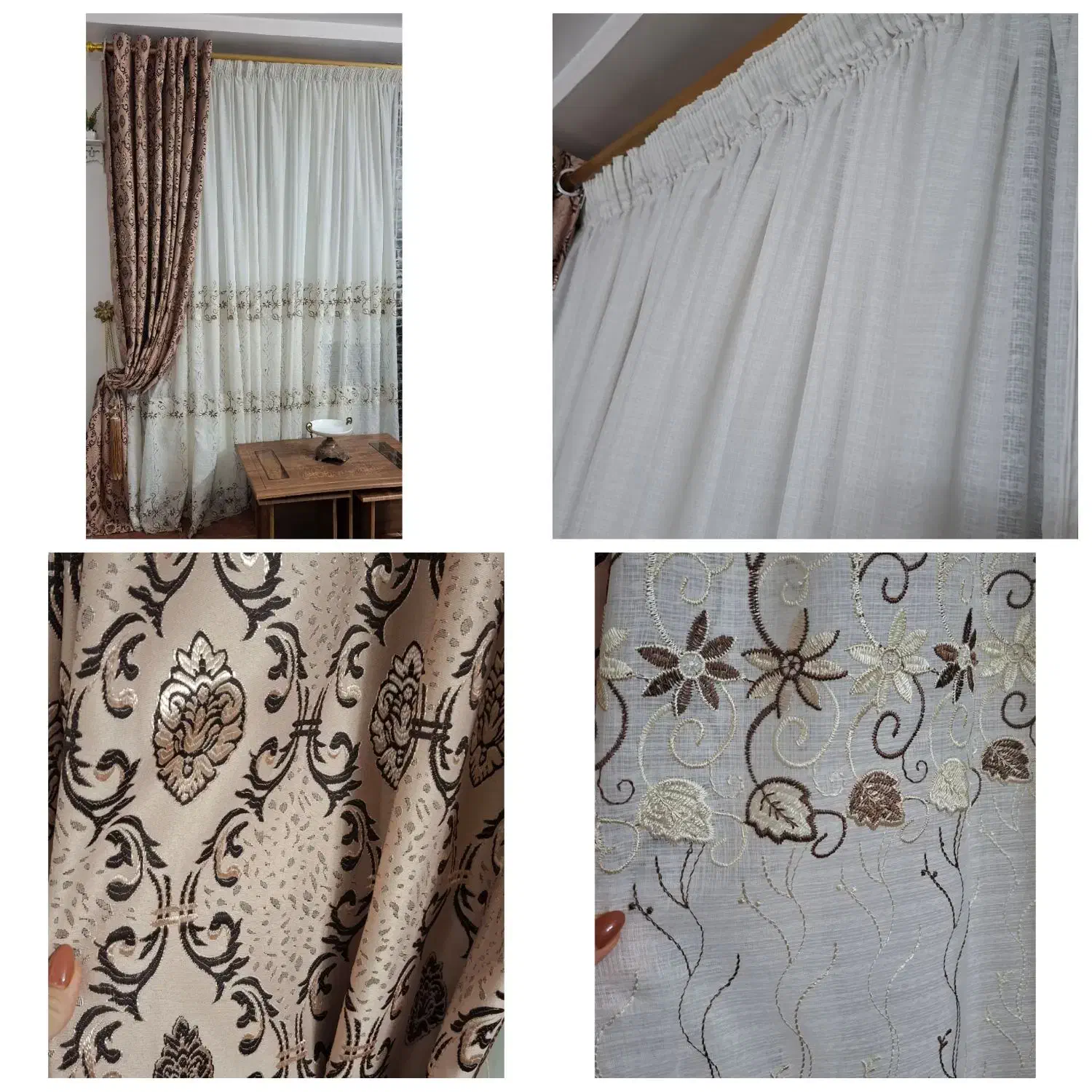 پرده منزل|پرده، رانر، رومیزی|رودبنه, |دیوار