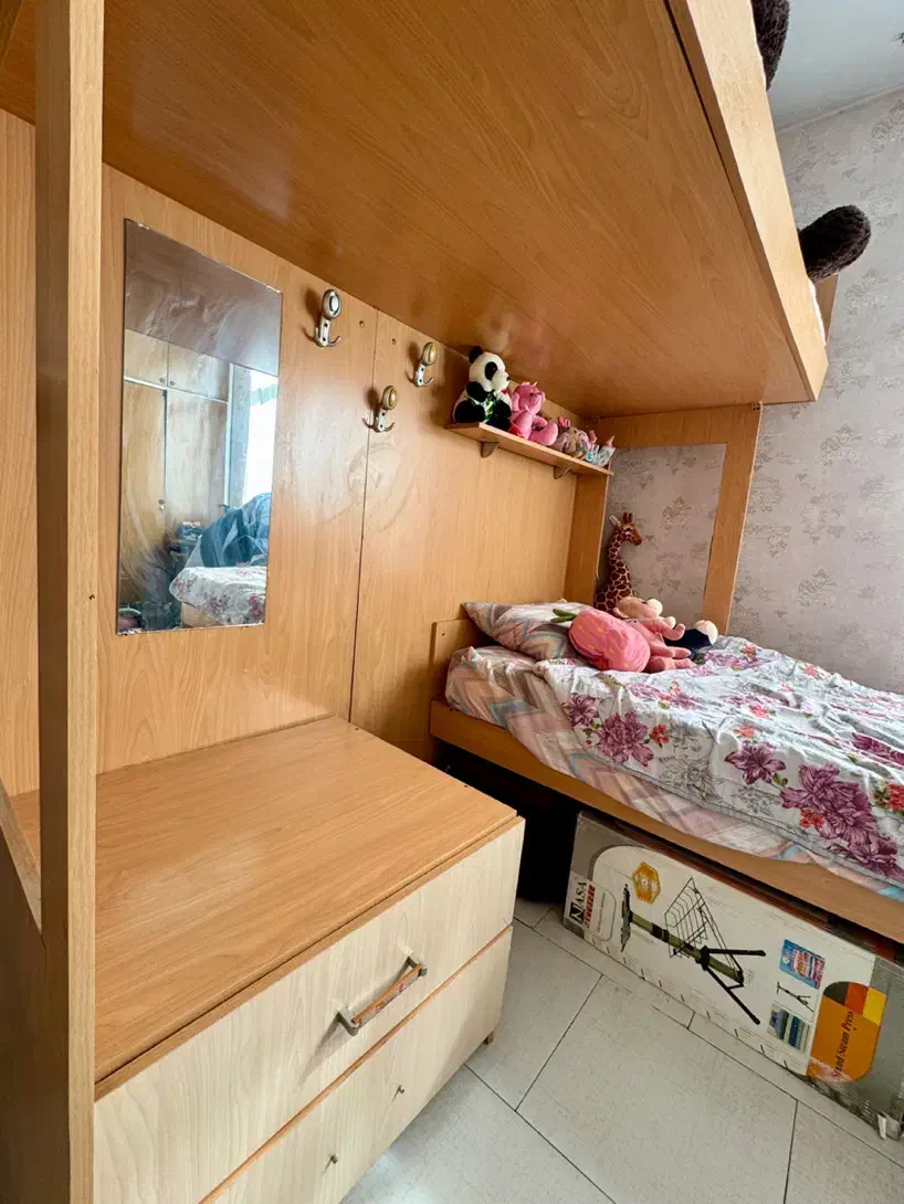 سرویس خواب دو طبقه (دو نفره) تمام ام‌دی‌اف+تشک‌ها|تخت و سرویس خواب|تهران, امیرآباد|دیوار