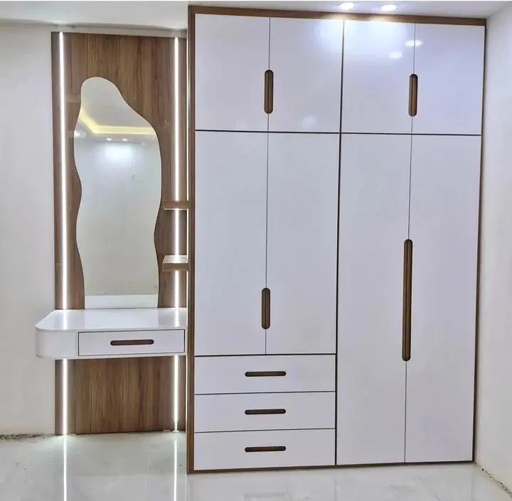 MDF|کتابخانه، شلف، قفسه‌های دیواری|خرم‌آباد, |دیوار