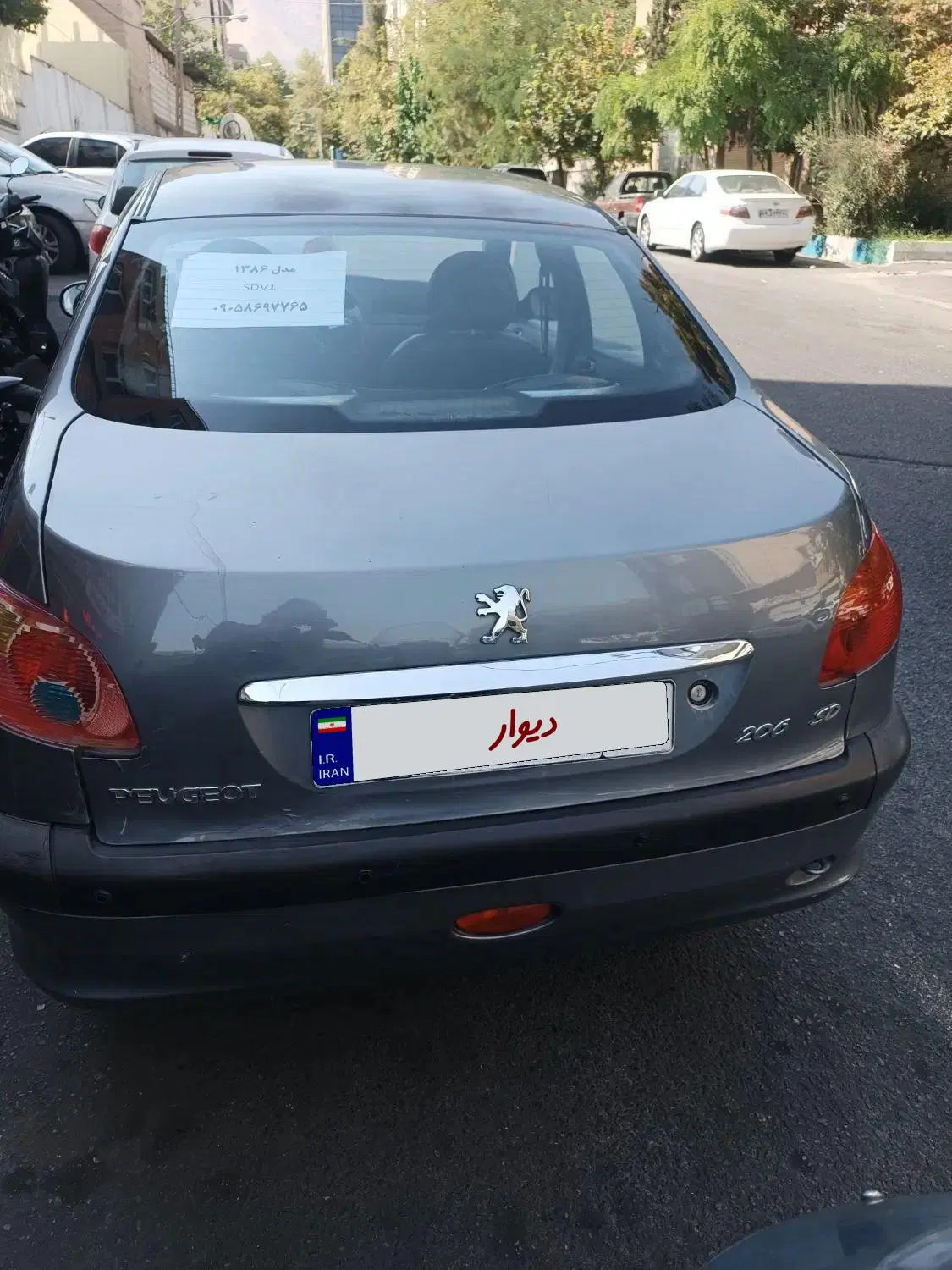 پژو 206sd|خودرو سواری و وانت|تهران, دزاشیب|دیوار