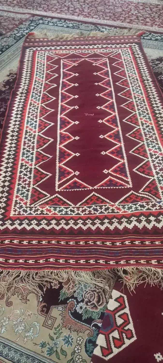 قالی|گلیم، جاجیم، گبه|کوه چنار, |دیوار