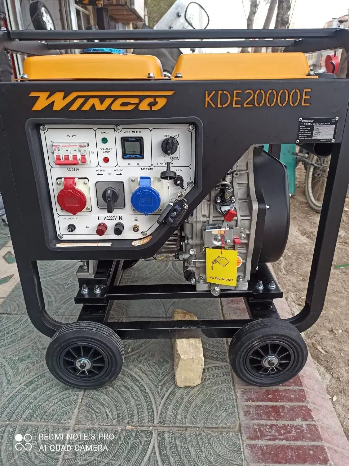 موتور برق 12KW دیزل وینکو مدل KDE20000E|ماشین‌آلات صنعتی|اصفهان, ملک‌شهر|دیوار