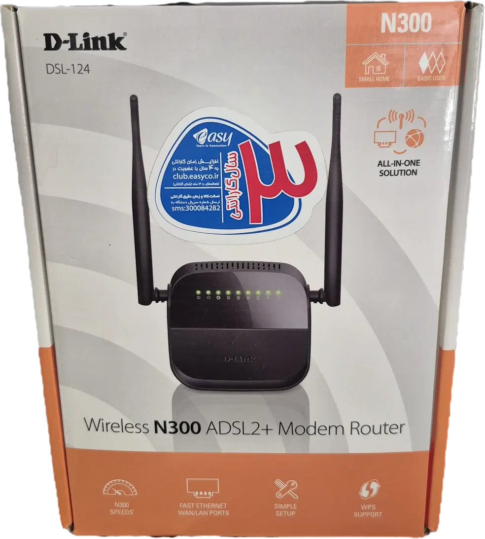 مودم Dlink DSL-124|مودم و تجهیزات شبکه|بیرجند, |دیوار