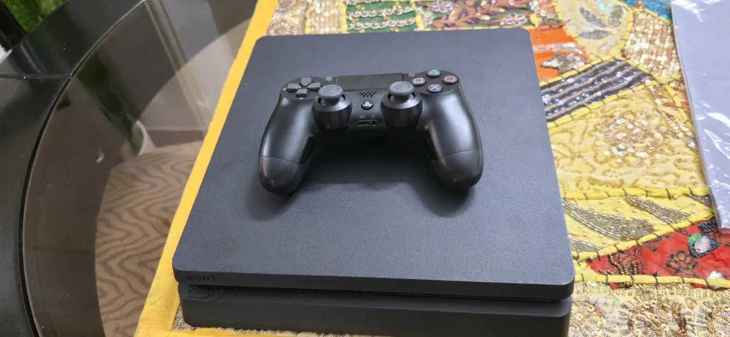 ps4 slim 1t|کنسول، بازی ویدئویی و آنلاین|سمنان, |دیوار