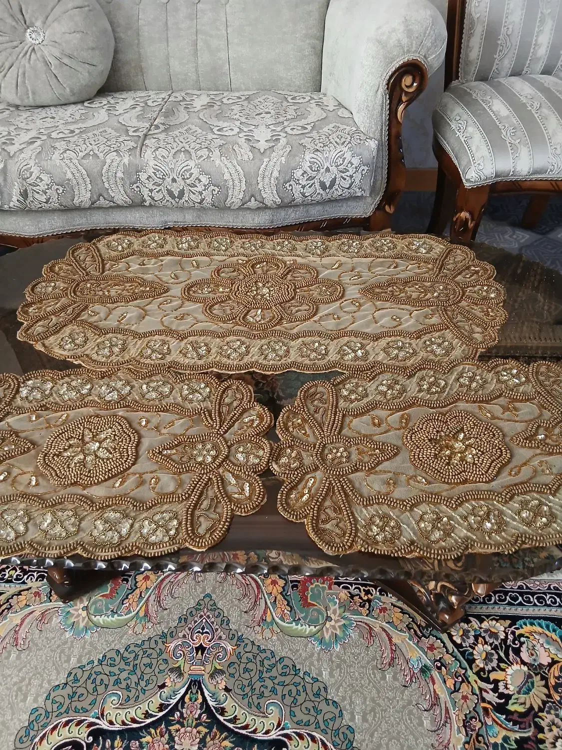 رومیزی|پرده، رانر، رومیزی|رشت, چمارسرا|دیوار