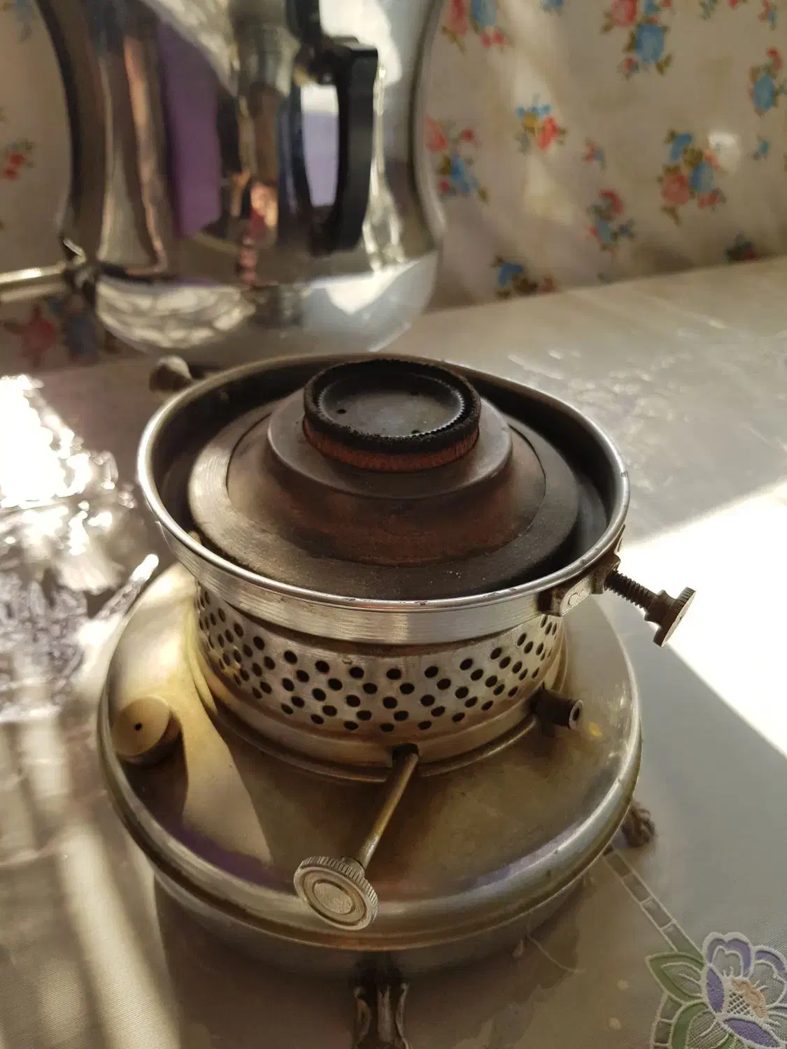 سماور نفتی|سماور، چای‌ساز، قهوه‌ساز|سبزوار, قصبه اب یمین|دیوار