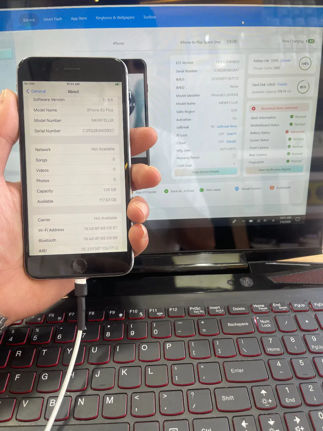 iphone 6s plus|موبایل|همدان, |دیوار