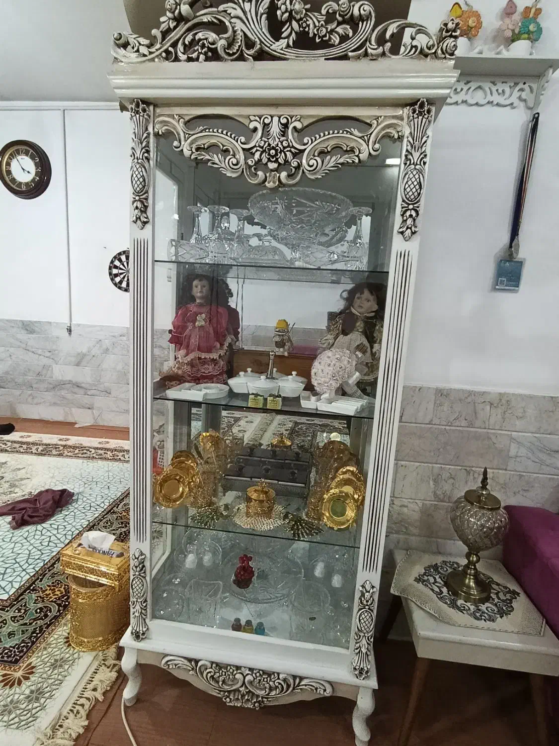 ویترین|بوفه، ویترین، کنسول|قم, نخودی|دیوار