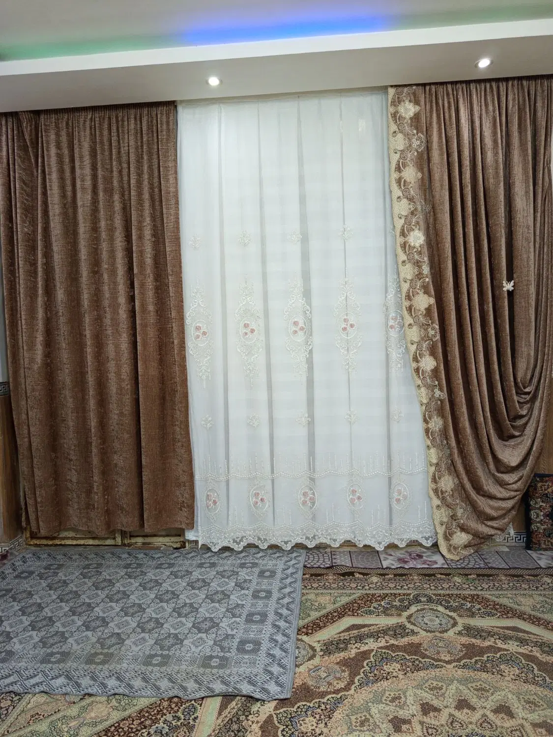 پرده|پرده، رانر، رومیزی|مشهد, شهرآباد|دیوار