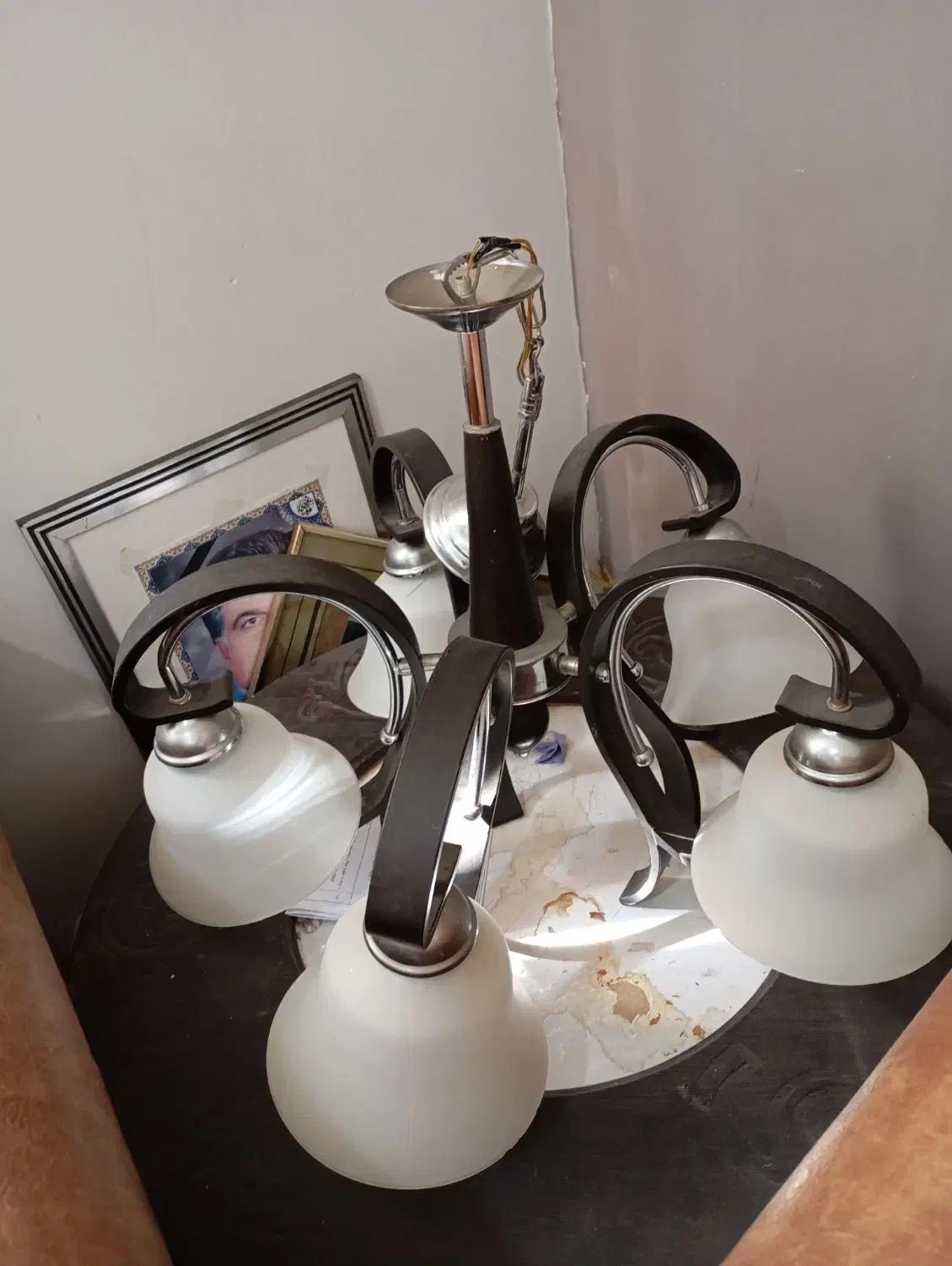 لوستر|لوستر و چراغ آویز|خرمآباد, |دیوار