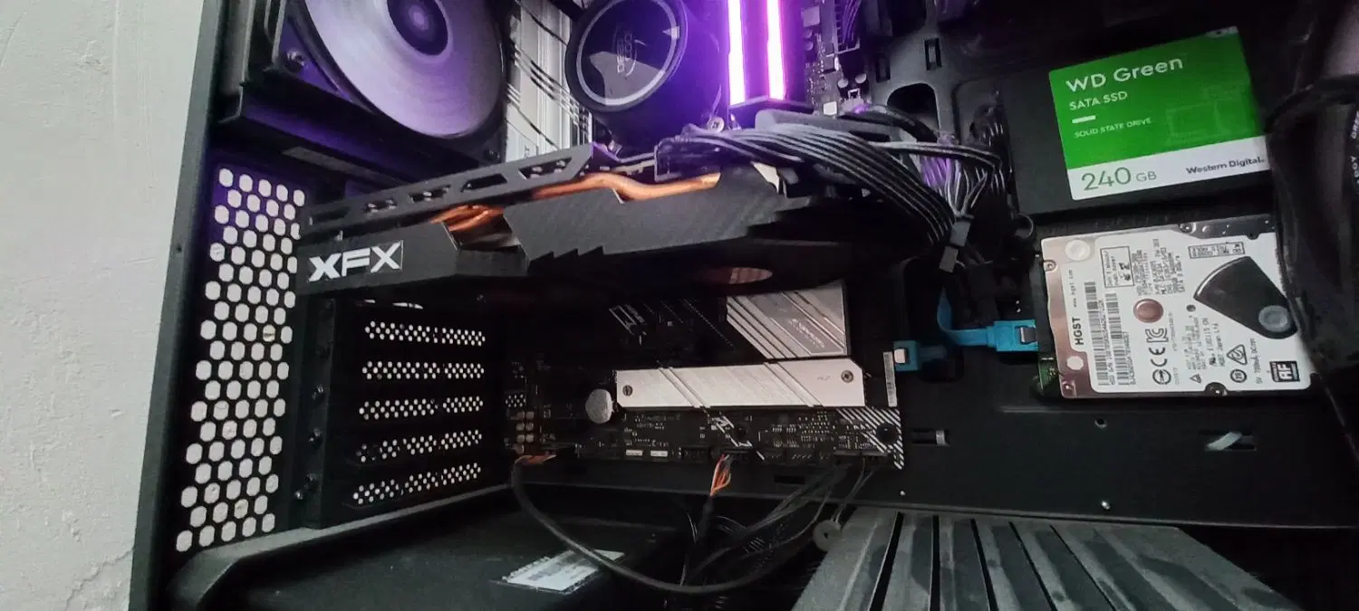 rx580 xfx|قطعات و لوازم جانبی رایانه|امیدیه, |دیوار