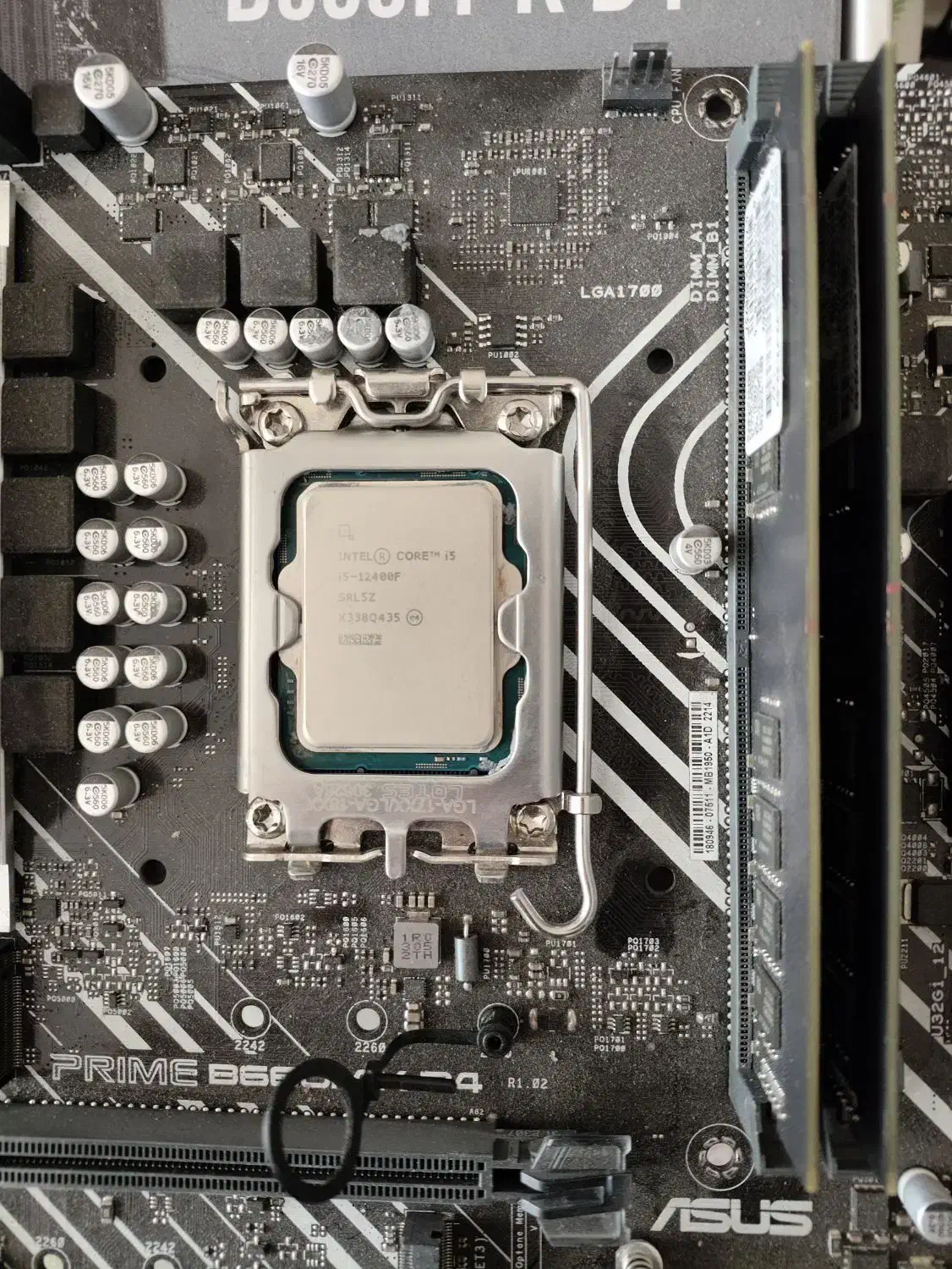 i5 12400f + ram 32 + b660 asus + coller cpu|قطعات و لوازم جانبی رایانه|اصفهان, خواجه عمید|دیوار