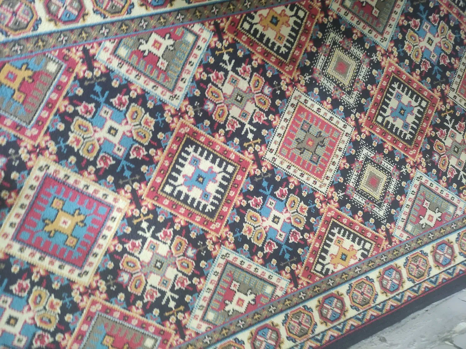 گلیم فرش|گلیم، جاجیم، گبه|قزوین, |دیوار