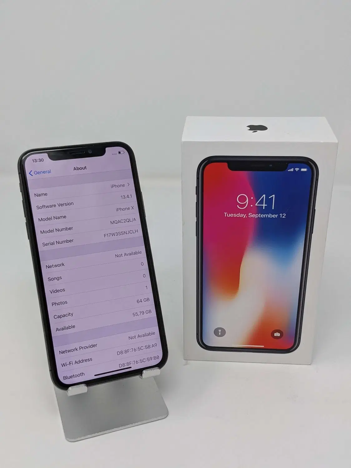 Iphone x 64 black battery 100%|موبایل|بوکان, |دیوار