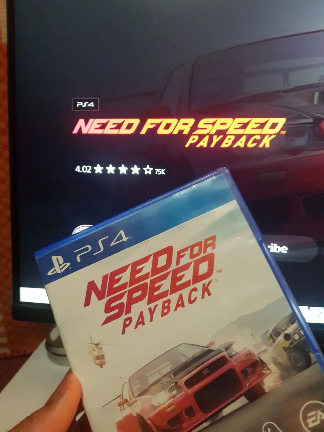 nfs payback Ps4-Ps5|کنسول، بازی ویدئویی و آنلاین|تهران, بریانک|دیوار