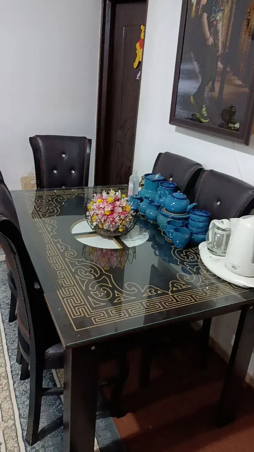 میز ناهار خوری ۶نفره تر و تمیز|میز و صندلی غذاخوری|اردبیل, |دیوار