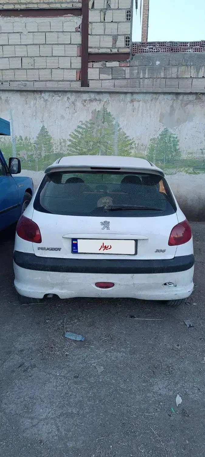 206تیپ 2مدل 89|خودرو سواری و وانت|رباطکریم, کاظمآباد|دیوار