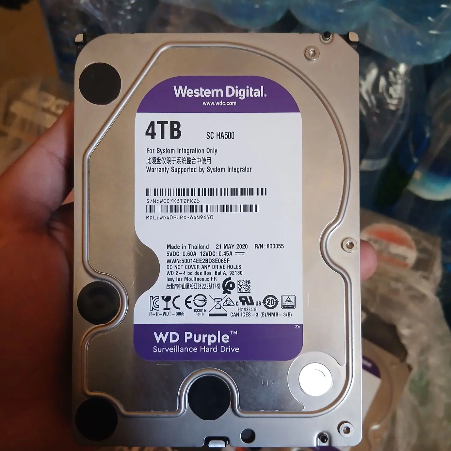 هارد4T purple|قطعات و لوازم جانبی رایانه|فردیس, نگارستان|دیوار