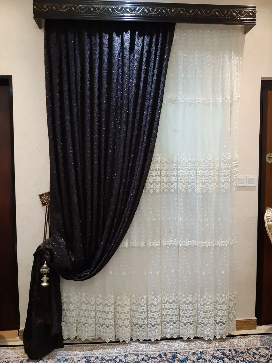 پرده|پرده، رانر، رومیزی|رشت, پیرکلاچای|دیوار