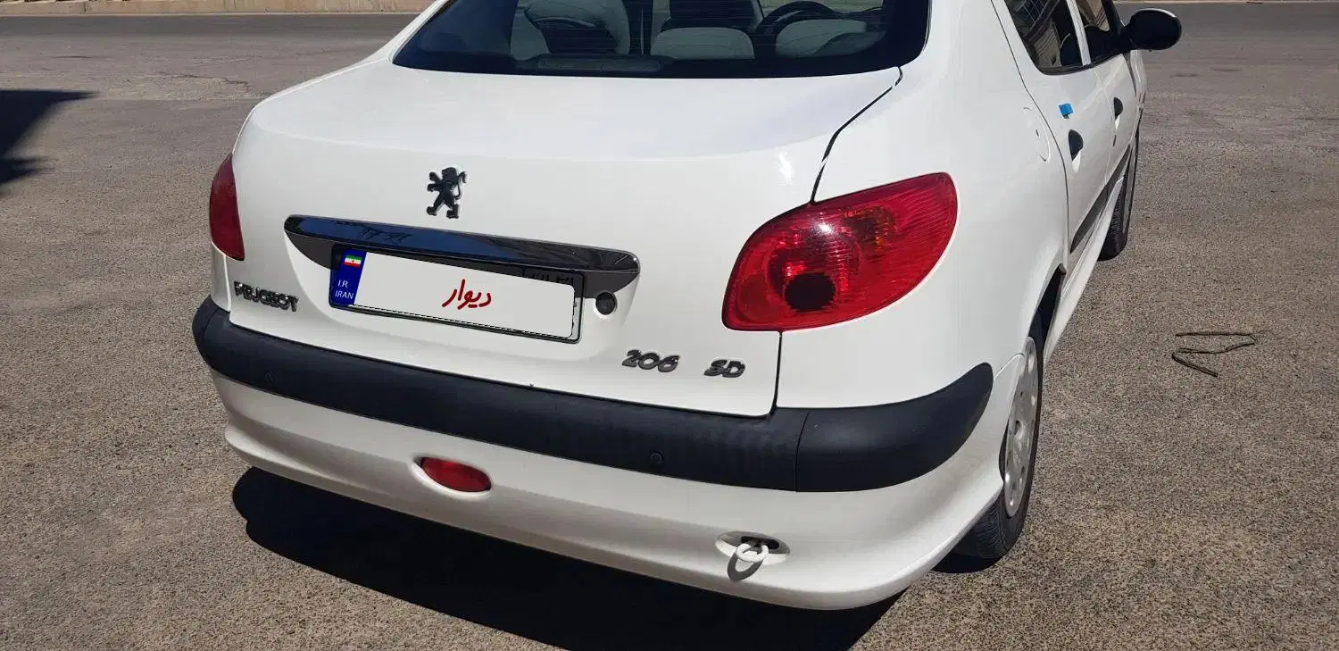 ۲۰۶sd v8|خودرو سواری و وانت|ایلام, |دیوار