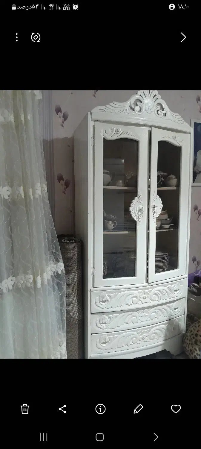 کمد بوفه|بوفه، ویترین، کنسول|شیراز, کاراندیش|دیوار