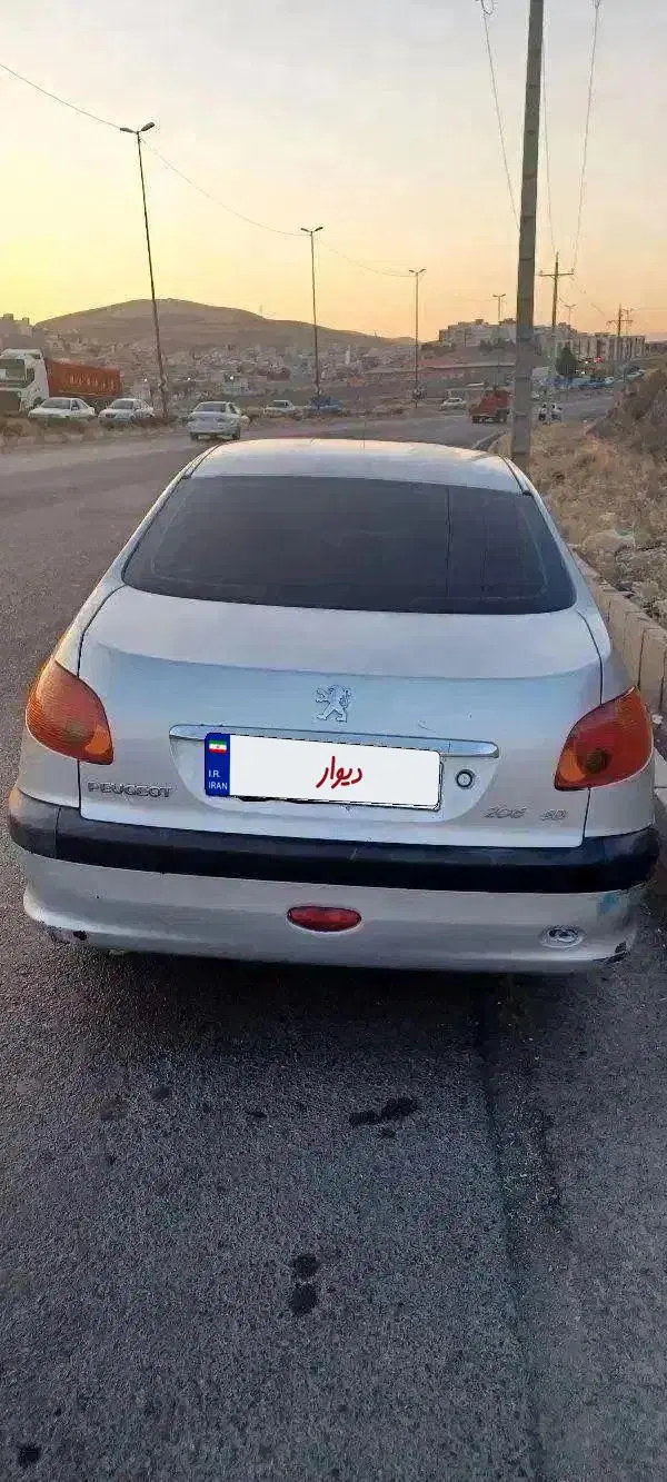 206 v20|خودرو سواری و وانت|سنندج, |دیوار
