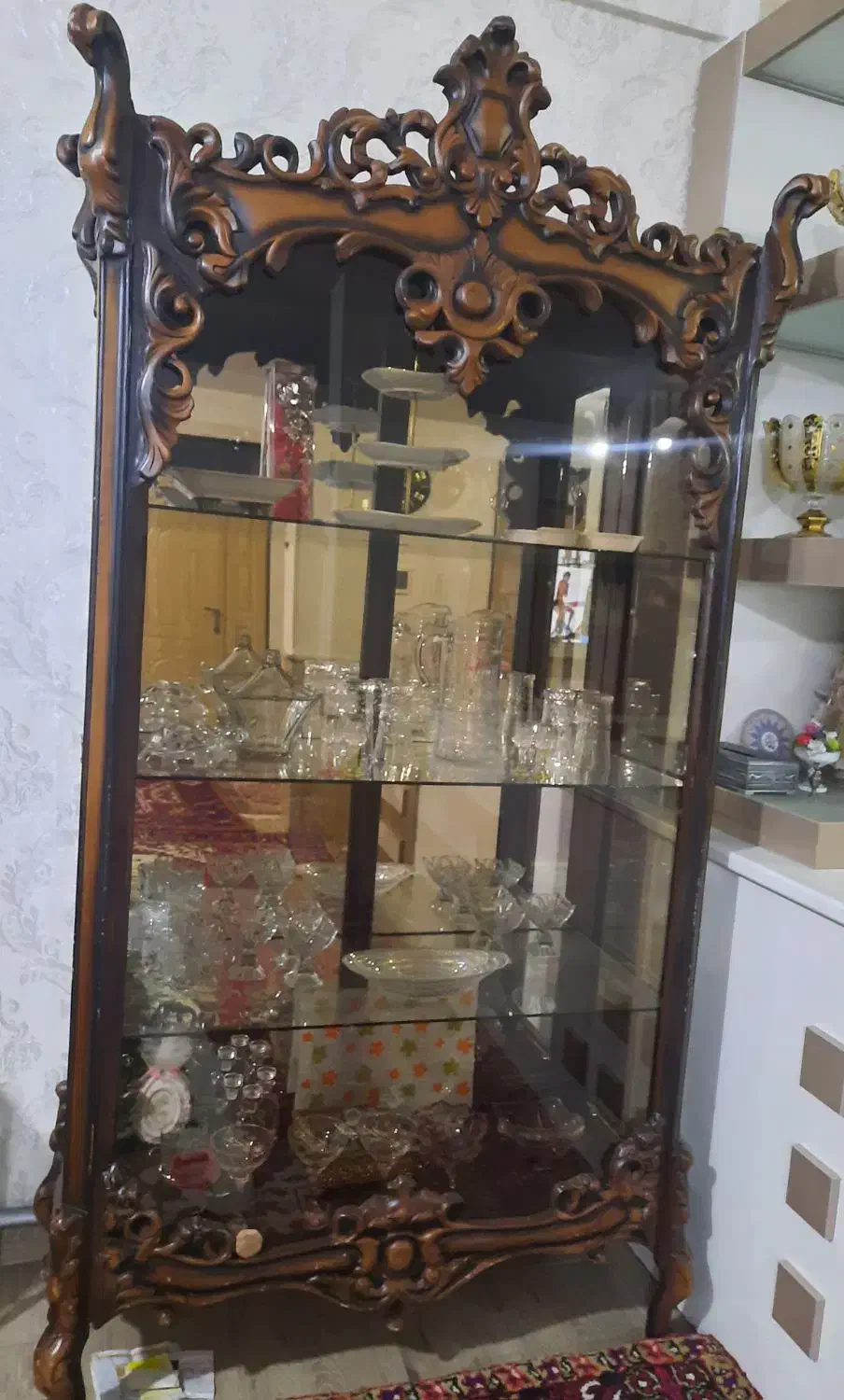 بوفه چوبی|بوفه، ویترین، کنسول|تبریز, |دیوار