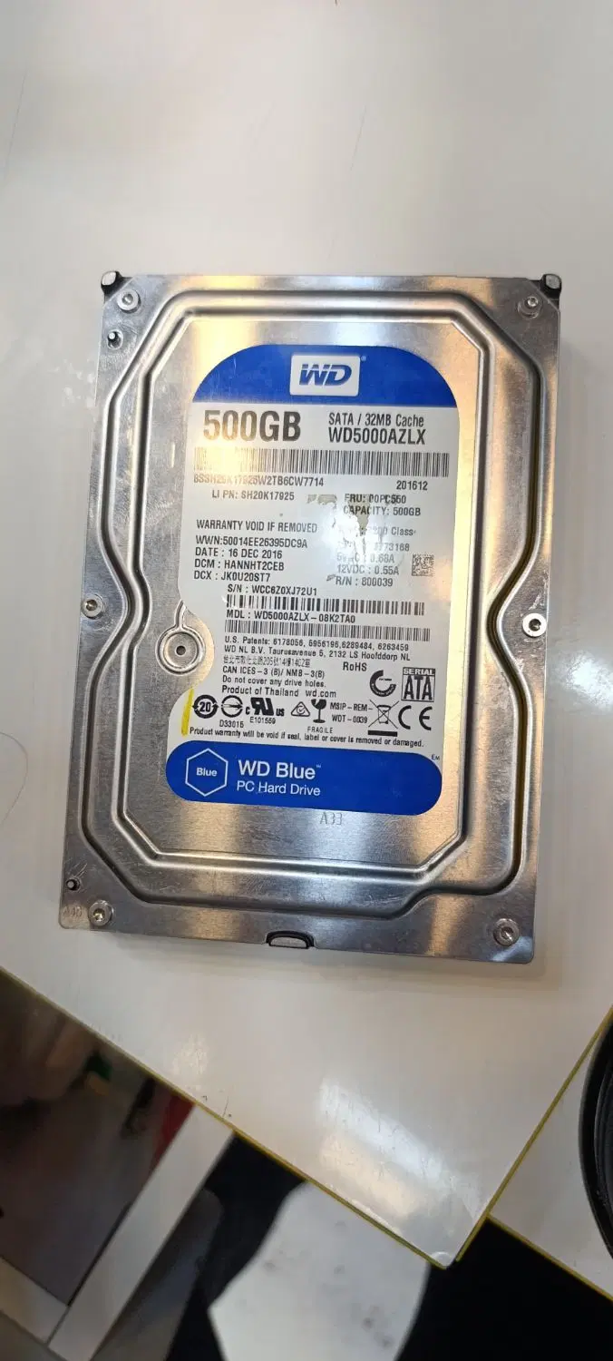 هارد 500 GB|قطعات و لوازم جانبی رایانه|مشهد, بالا خیابان|دیوار